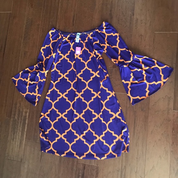 Honeyme Dresses & Skirts - Boutique dress Size small Clemson colors
